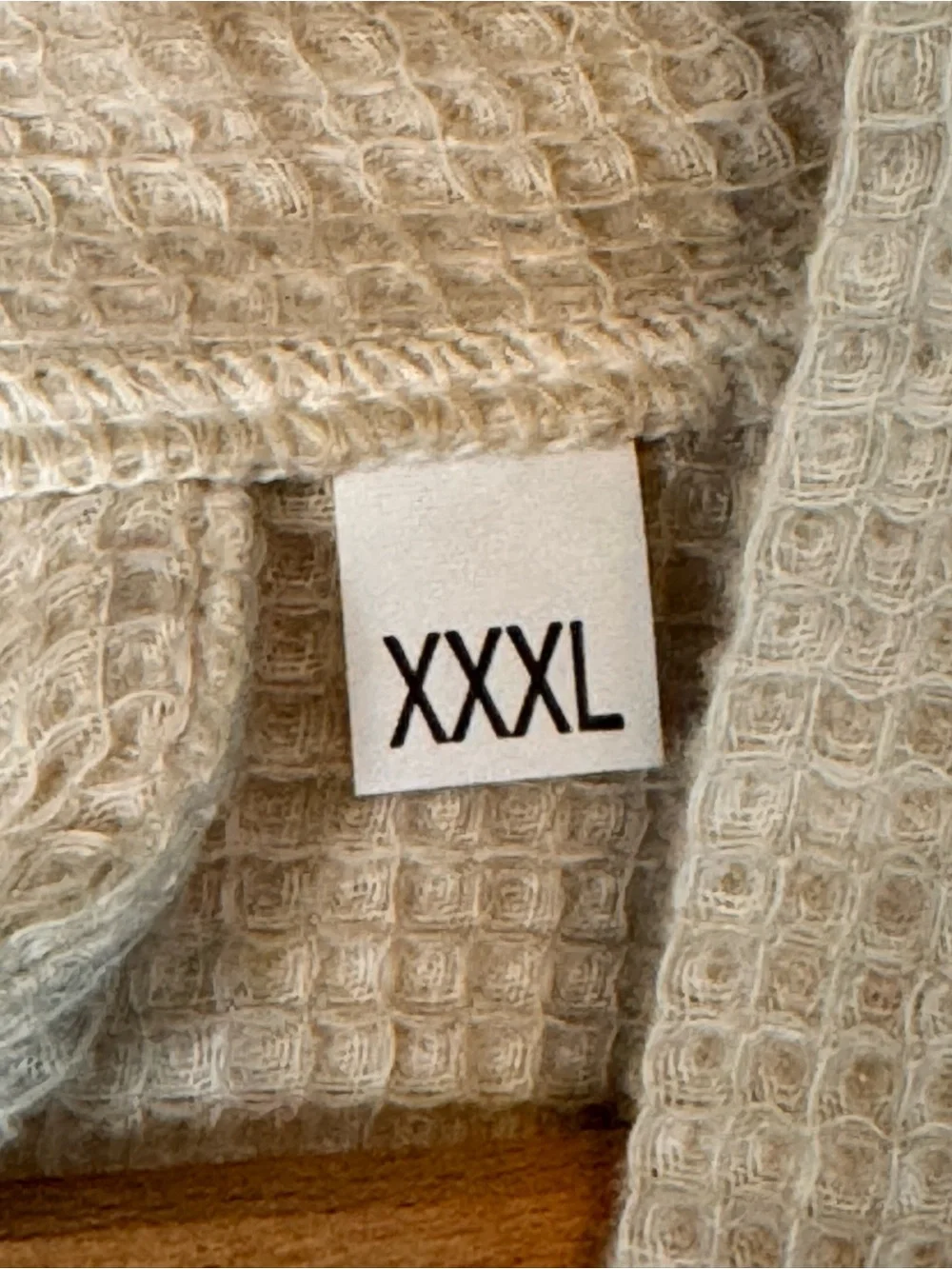 NWOT Hammacher Schlemmer Men’s Robe Turkish Cotton Luxury waffle Texture XXXL